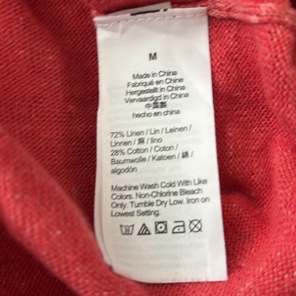 J. Crew Men’s Linen Cotton Blend Lightweight Crew Neck Sweater, Size Medium - Picture 7 of 7